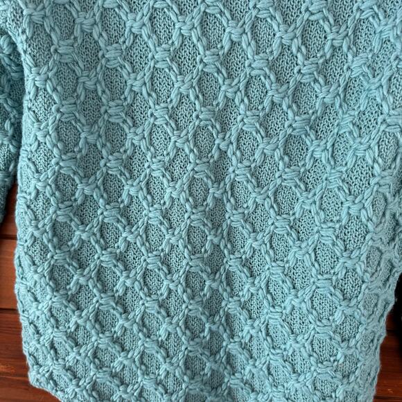 VINTAGE | PENDLETON Diamond Stitch Wool Sweater Size 40 - Picture 6 of 6
